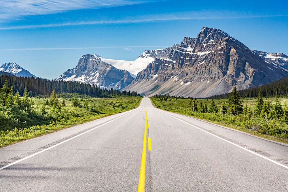 Image of Glacier road - West Canada