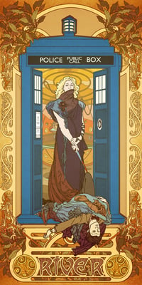 Image 1 of River Song by way of Alphonse Mucha