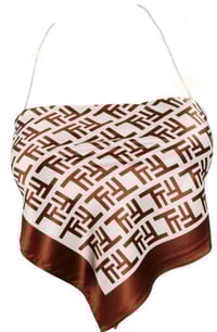 Image 1 of Satin strap scarf top