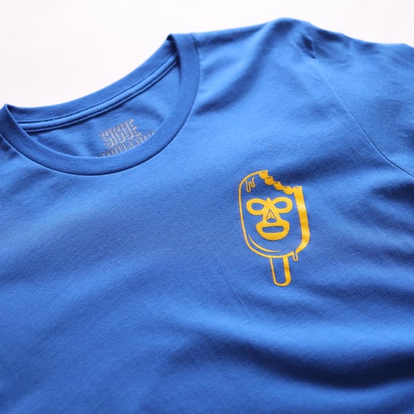 Image of “Clasico” Royal blue w/ golden yellow 