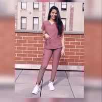 Image 1 of Sweetheart  Scrub Top by Adar