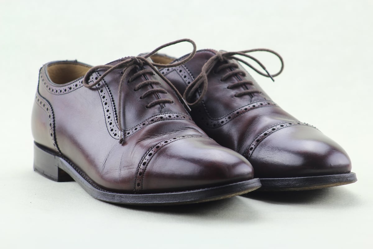 Image of Wardove burgundy calf VINTAGE by Cheaney