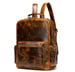 Image of Men Genuine Leather “SocietyCulture” Backpack 
