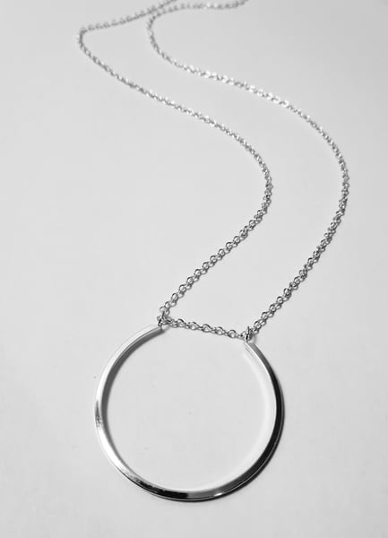 Image of large horseshoe necklace