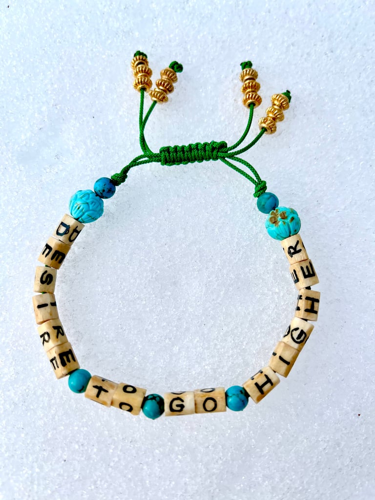 NEW!! DESIRE TO GO HIGHER bracelet Image 2