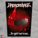 Haemorrhage In Gore We Trust Printed Back Patch