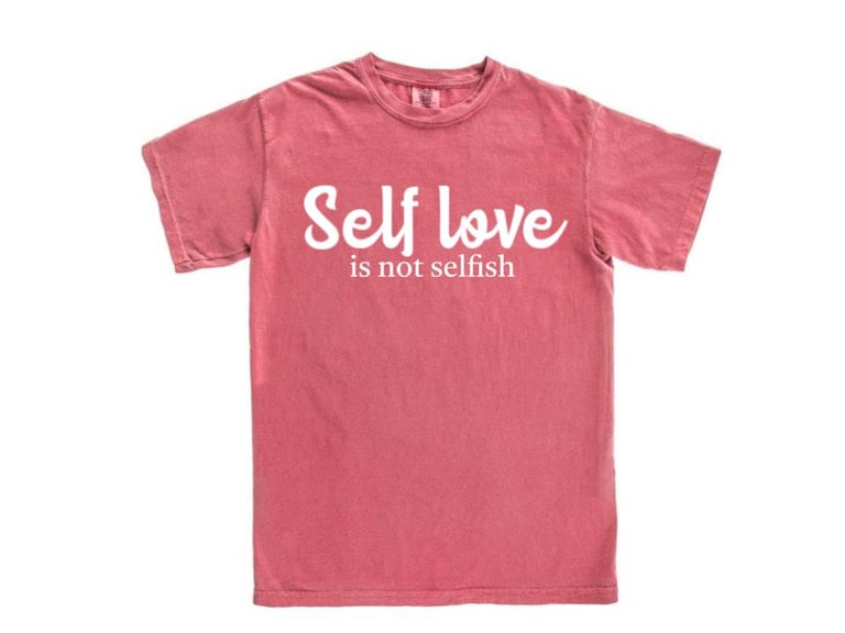 Self Love Comfort Color Brand Tee (ships free)