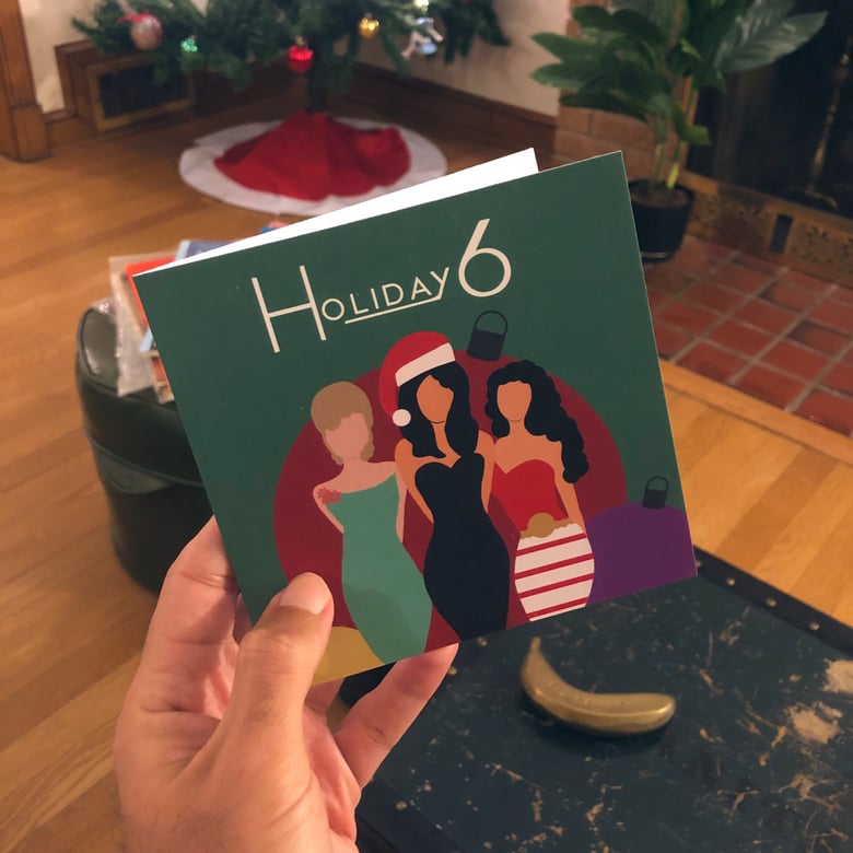 Image of Vanity 6 Holiday Card