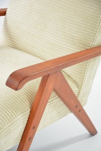 Image 4 of Fauteuils type Kompas ivoire