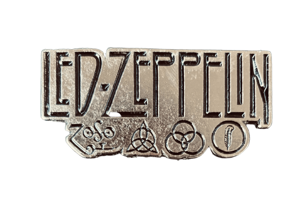 Led Zeppelin - Swan Song Logo Button Badge, Fridge Magnet, Key Ring