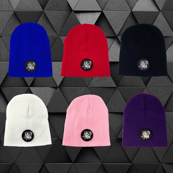 Image of (B) WineKitty Beanie (6 Colors)