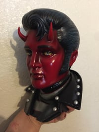 Image 1 of Handsome Devil Ceramic Elvis Bust 