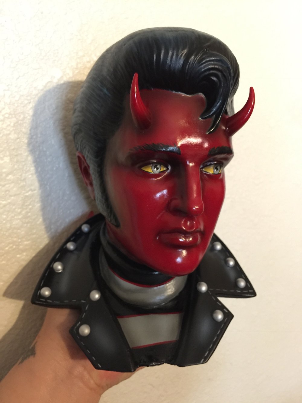 Handsome Devil Ceramic Elvis Bust 