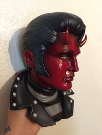 Image 3 of Handsome Devil Ceramic Elvis Bust 