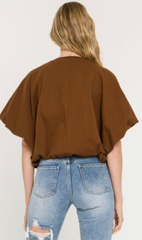 Image 3 of High low cropped T-shirt 