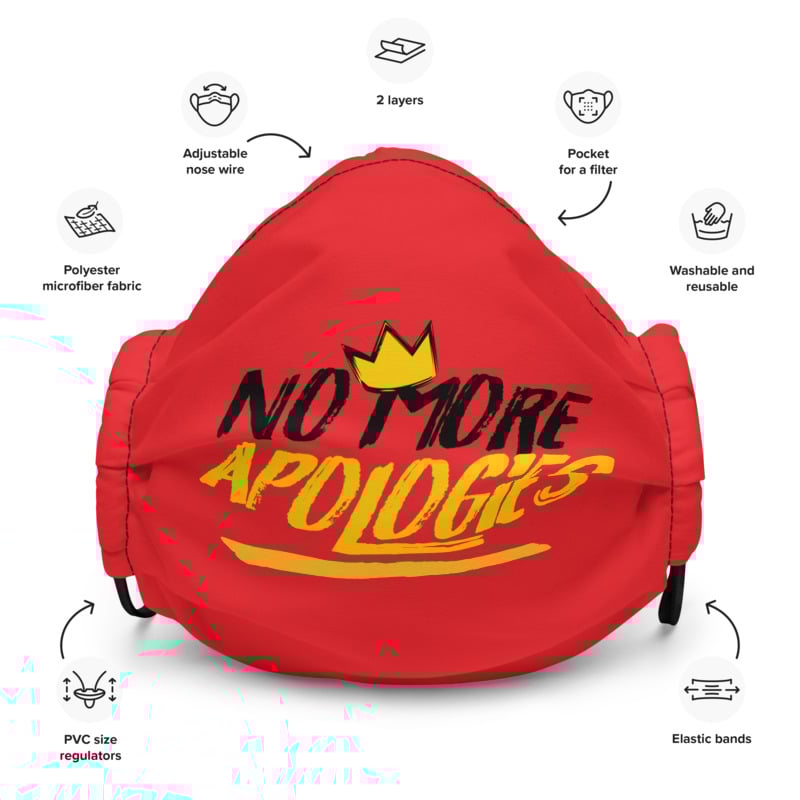 Image of No More Apologies "Face Mask"