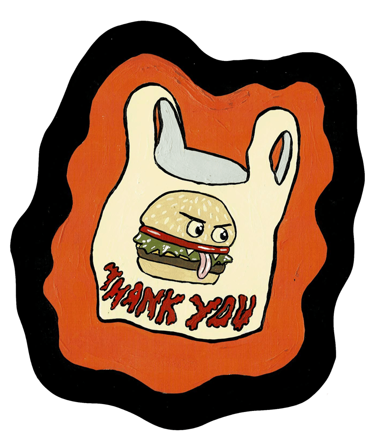 Grease Bag Sticker