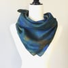 Habotai Silk Scarf - Deep Northwest Sea 