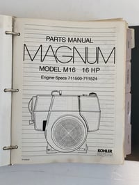 Image 6 of Kohler 1980s Magnum Parts & Service Manual