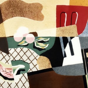 Image of 1932 , Swedish Lithograph, 'Still Life' Axel Olsen