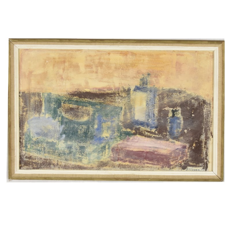 Image of Mid Century, Abstract Still Life,  A. Larsson 