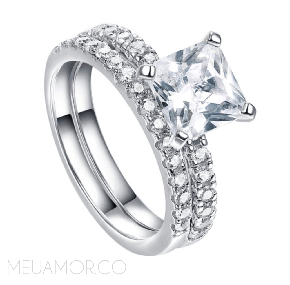 Image of Platinum Plated 'Siyana' Ring