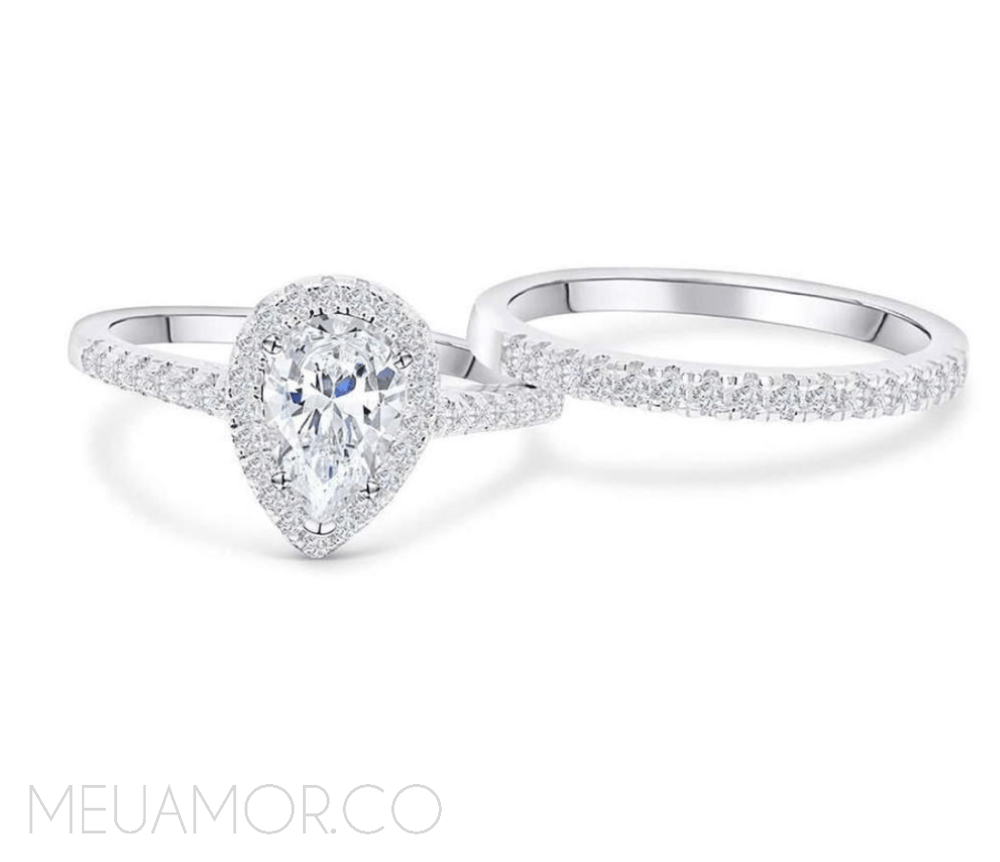 Image of Platinum Plated 'Pearl' Ring 