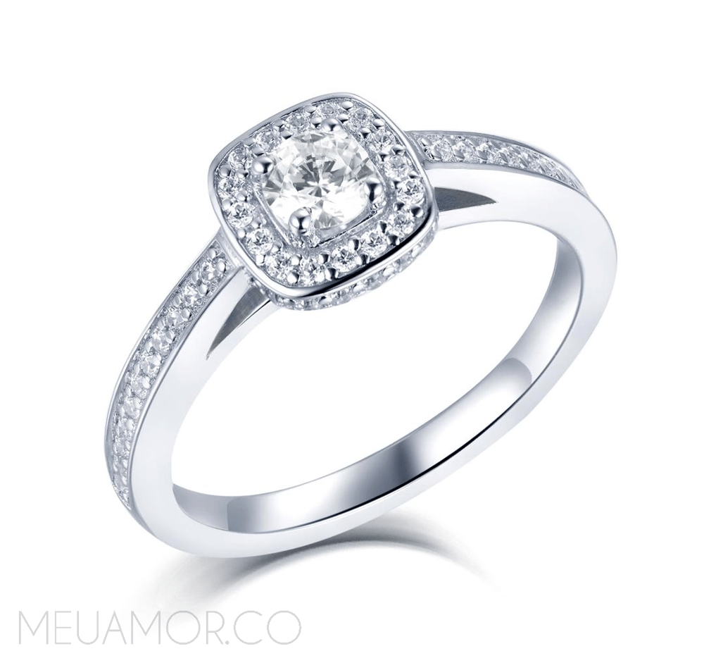 Image of Platinum Plated 'Salysha' Ring 