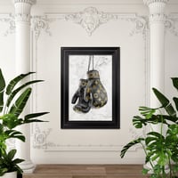 Image 2 of LV Marble Gloves Print