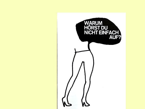 Image of ARTZINE Warum hörst du nicht einfach auf?