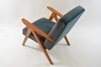 Image 3 of Fauteuil KOMPAS bleu pétrole