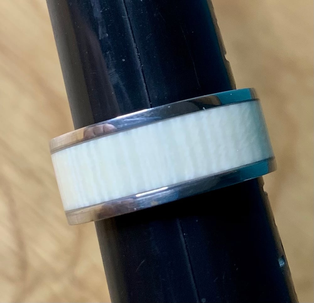 Image of Faux Ivory + Ring Blank