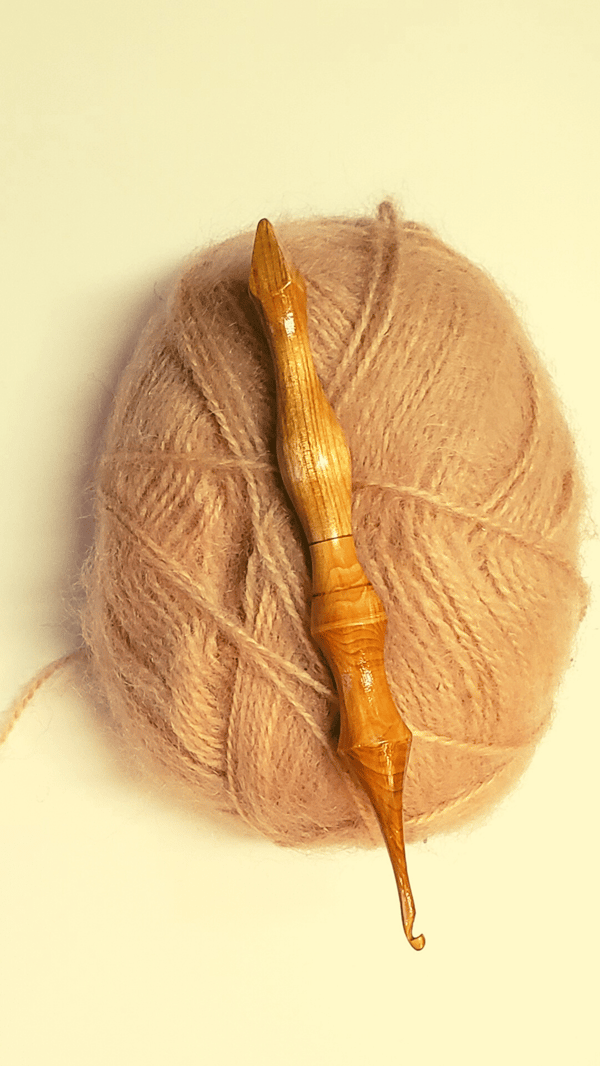 Image of Crochet Hooks Honey- Crochet Hook -Ergonomic Crochet hooks- crochet hooks handmade