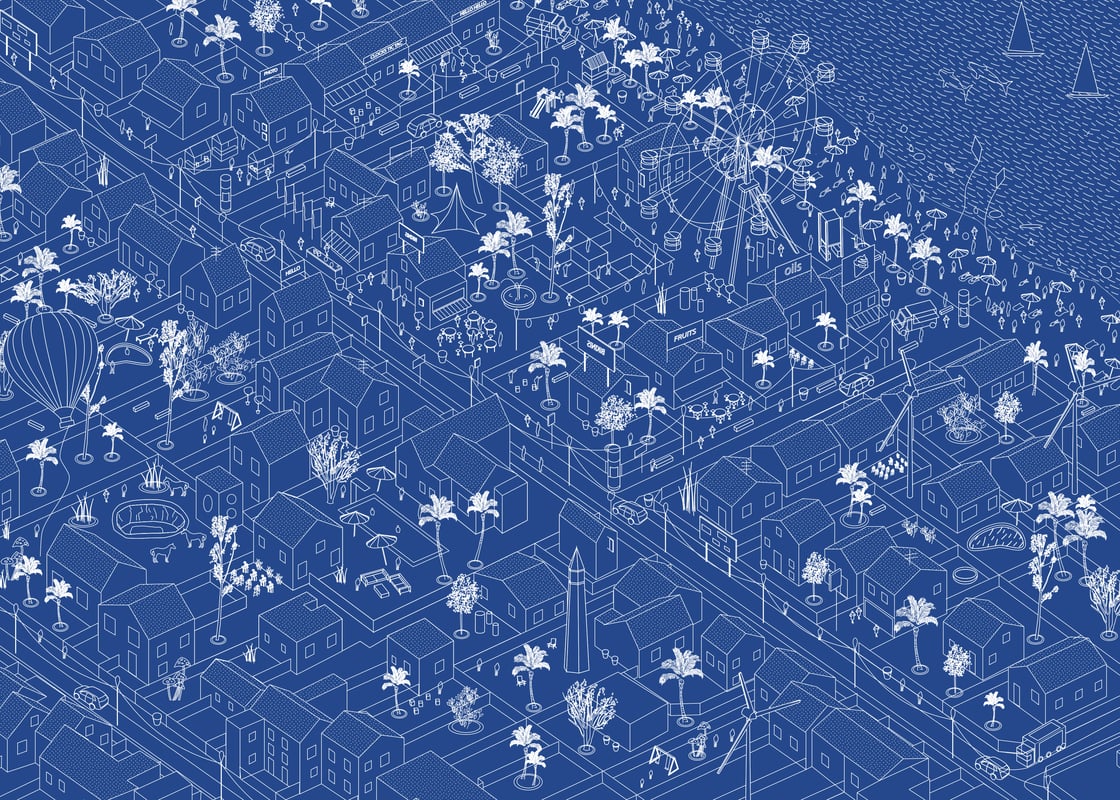 Image of ISO USA BLUE BEACH