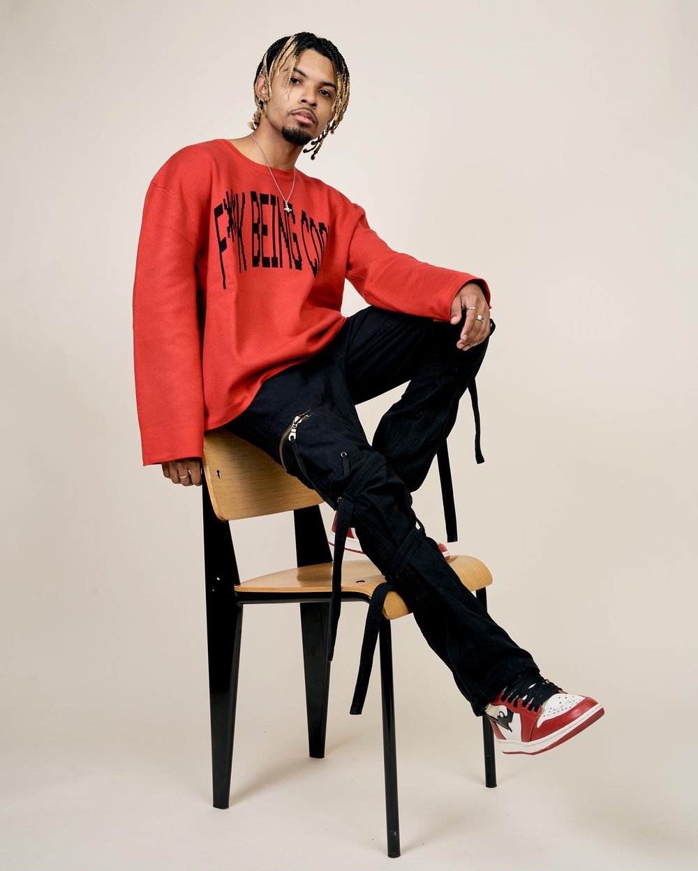 Image of Red F.B.C Sweater