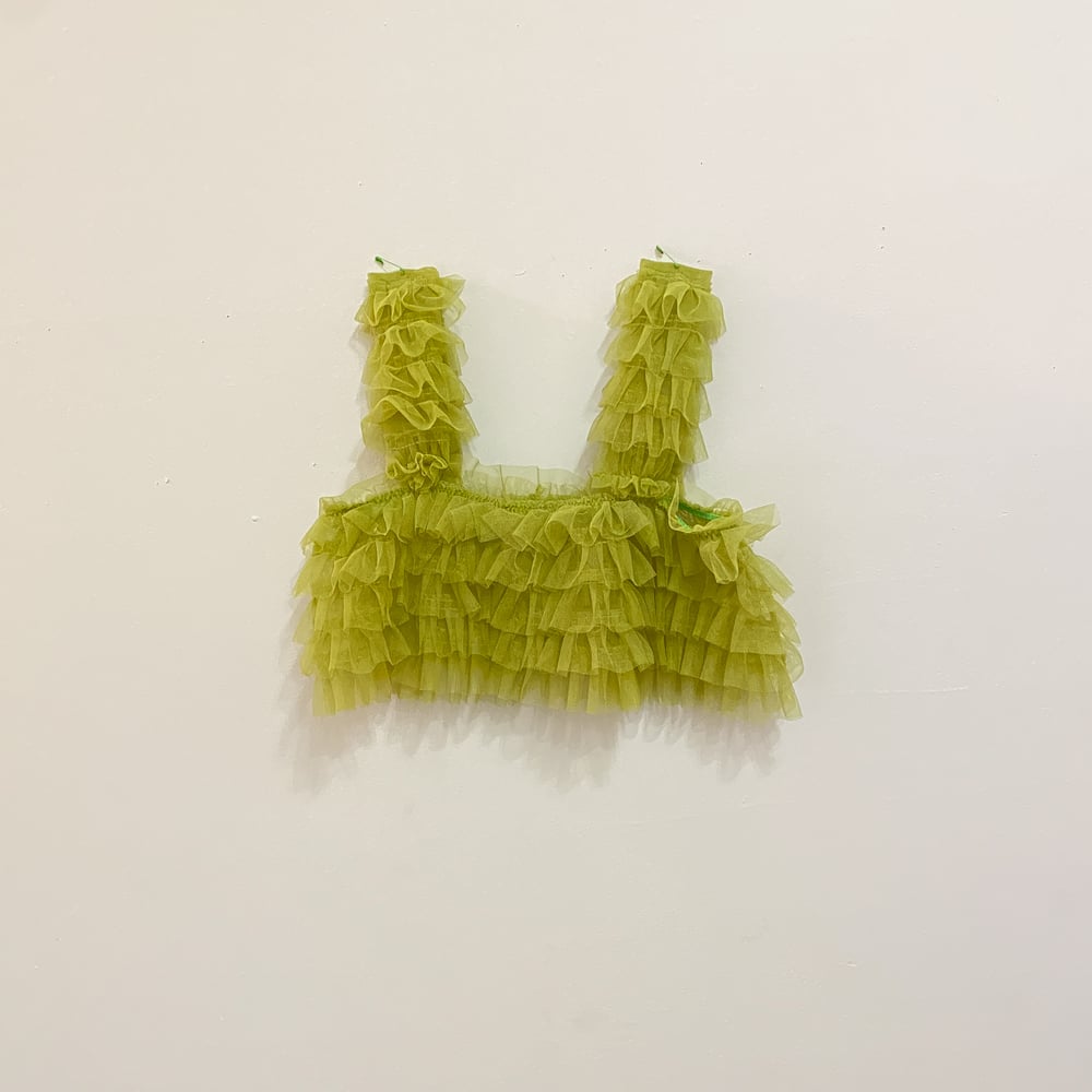 Green ruffle set 