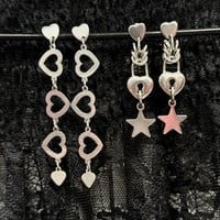 Image 1 of Deck of Hearts Earrings