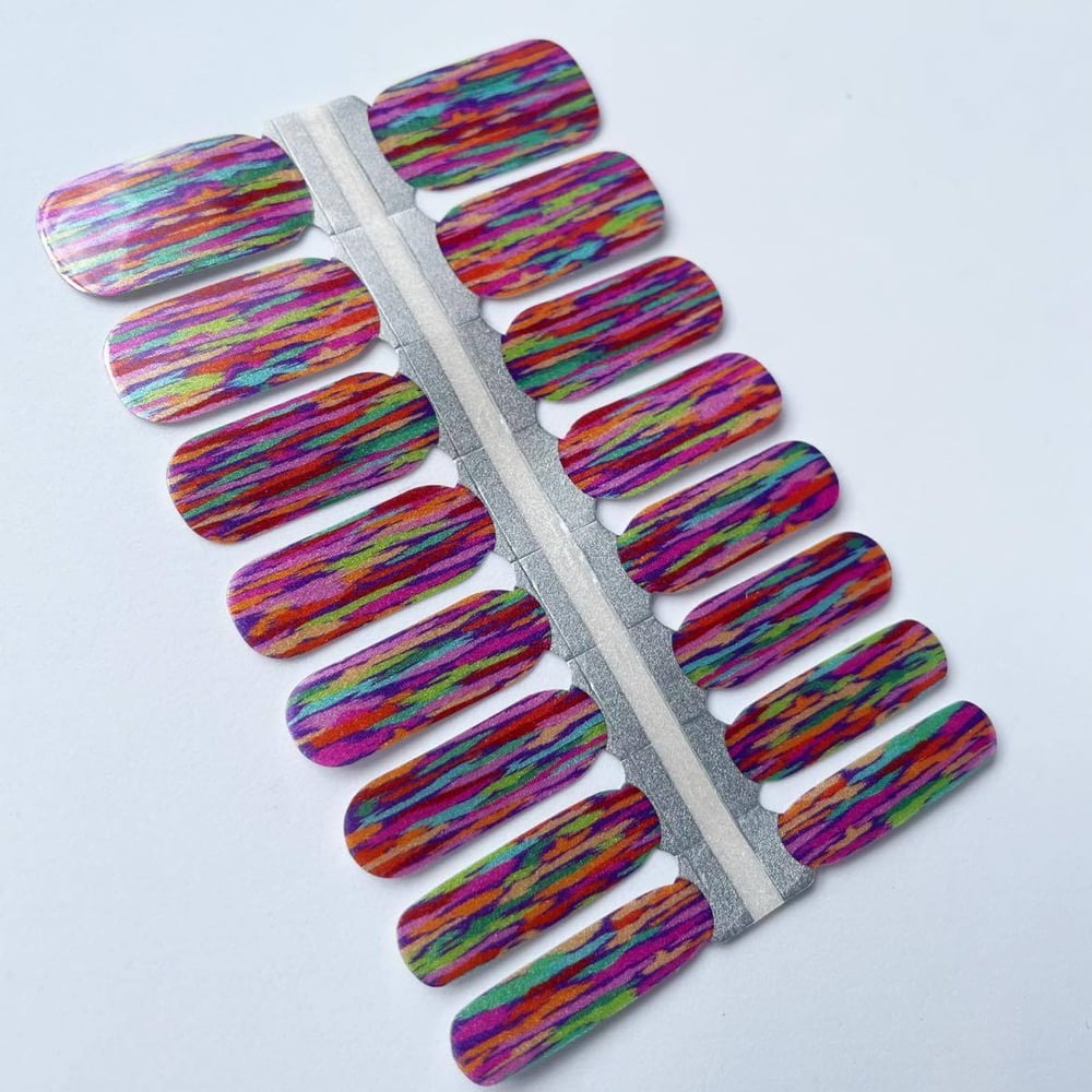 Rainbow Splice Nail Polish Strip