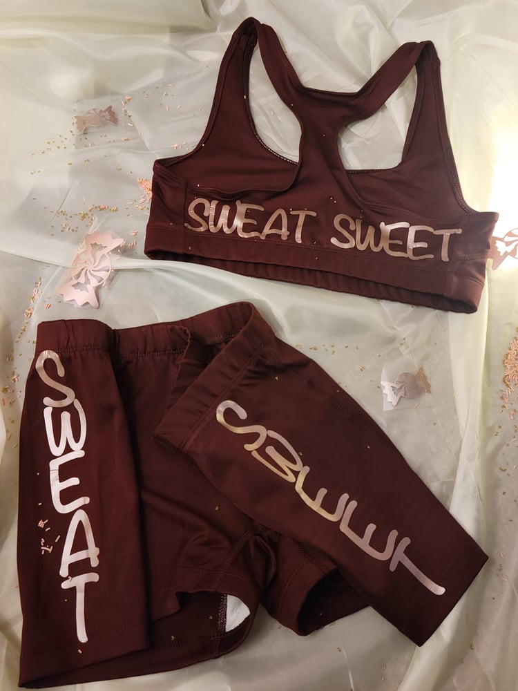 Image of Sweat Sweet RoseGold-Burgandy