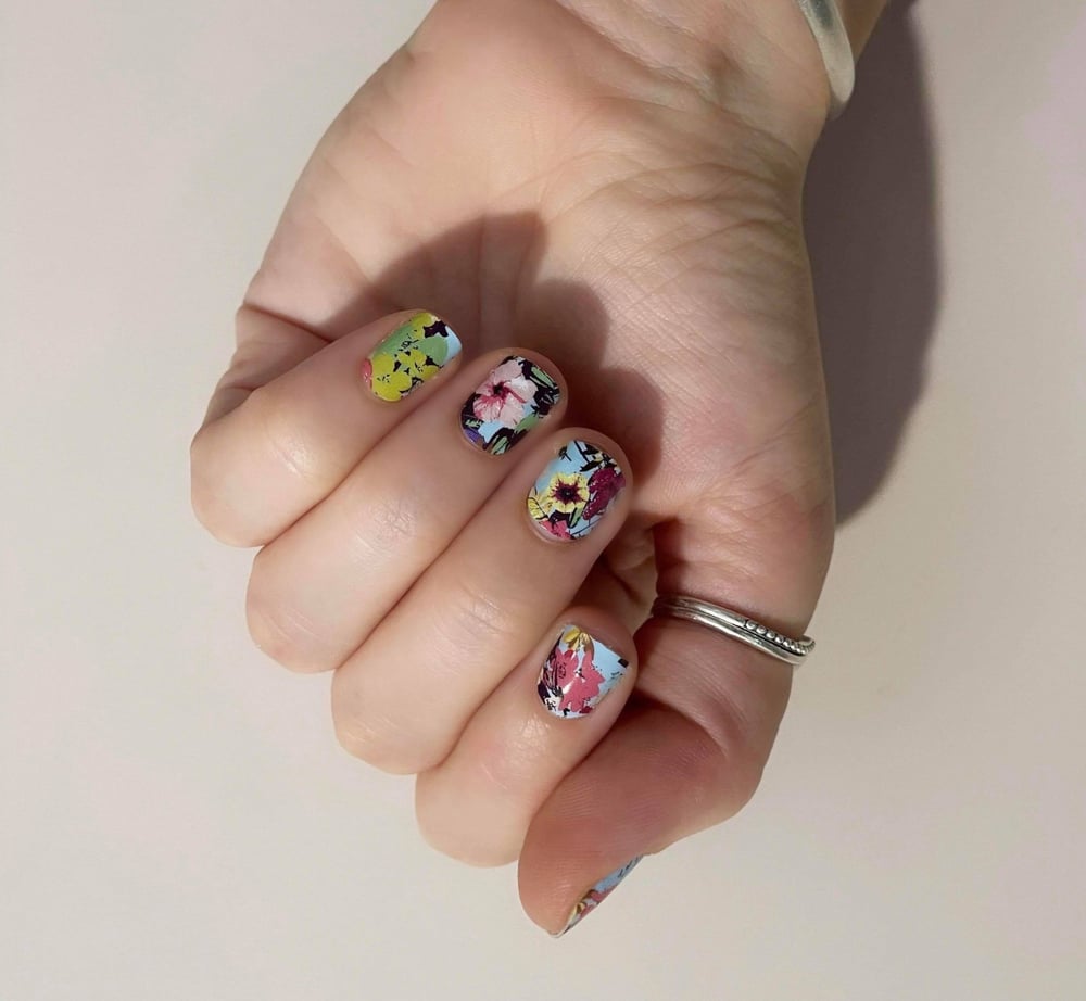 Wildflower Nail Polish Strip