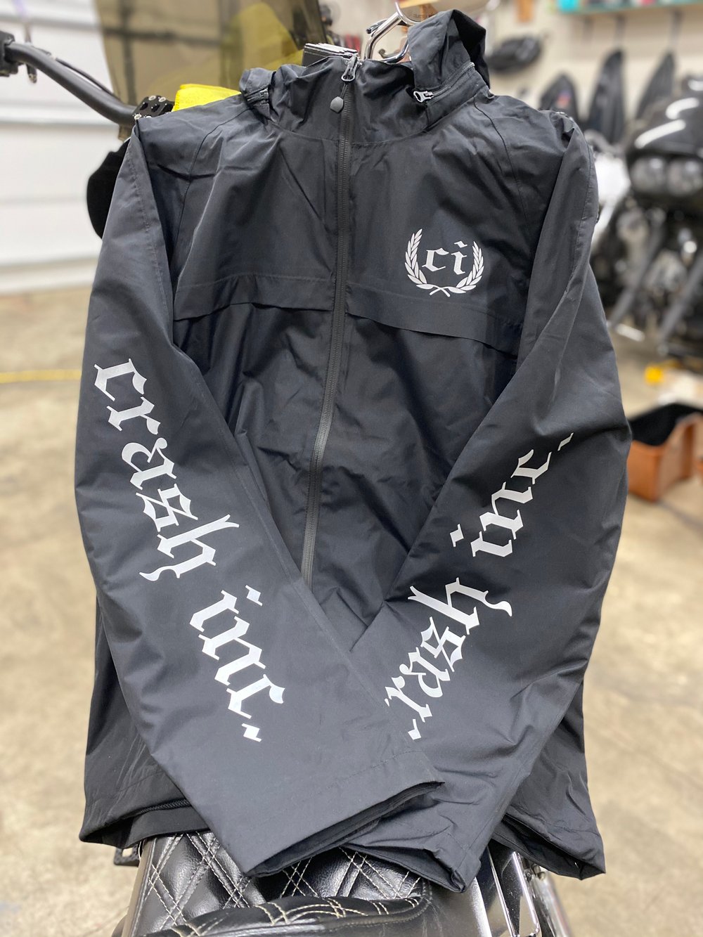 crash inc. light weight waterproof jacket *special order*