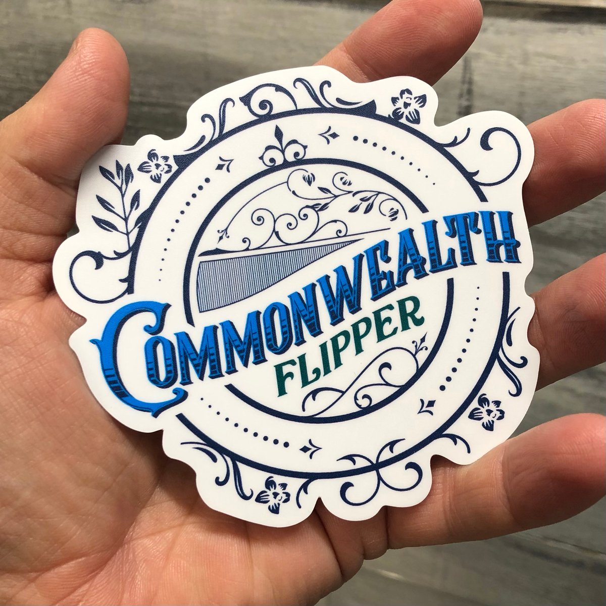 Commonwealth Flipper Sticker