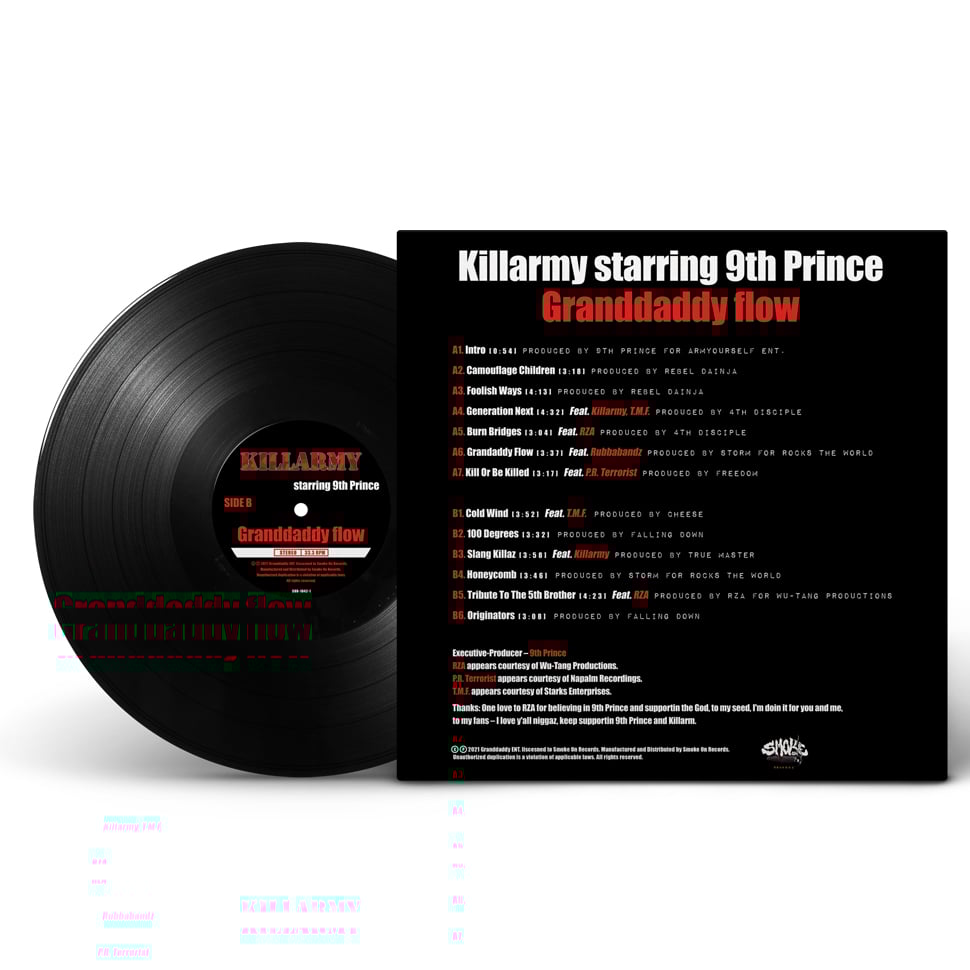 Killarmy starring 9th Prince - Granddaddy Flow Vinyl | Smoke On Records