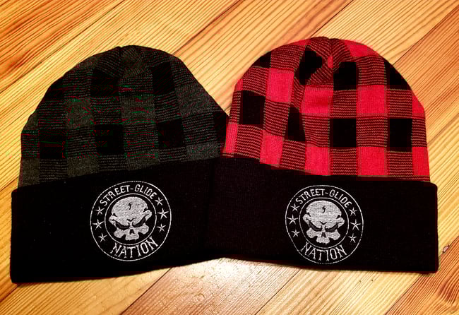 Street Glide Nation Plaid Cuffed Beanie