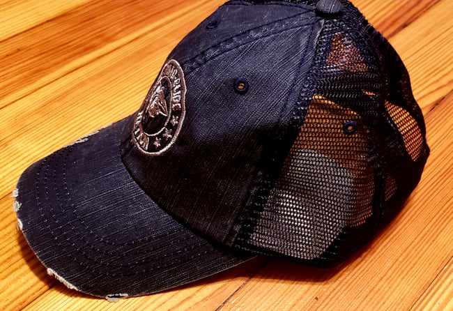 Road Glide Nation Distressed Trucker Cap