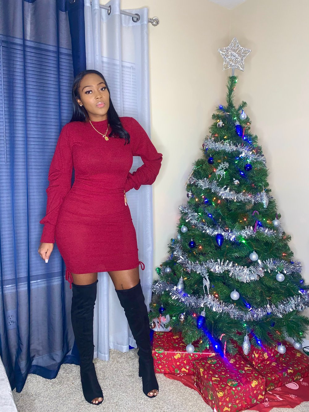 NIYAH SWEATER DRESS