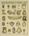 Suggested Receptacles for the Drinking of Beer-Cream Version