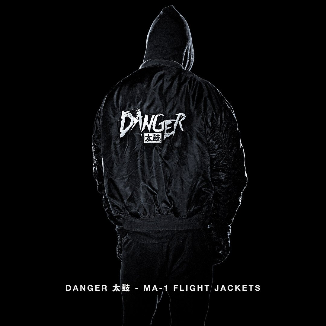Danger 太鼓 - MA-1 Flight Jacket Embroidered Logo (1789 Pin included)