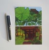 Japanese garden postcards