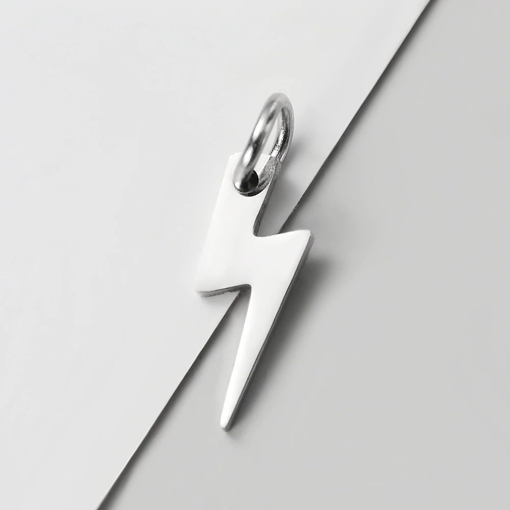 Mini Lightning Bolt Pendants (Set of 3)